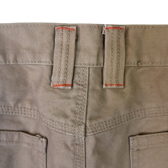 New Sears Craftsmen Duck Dungaree Utility Work Pants Tan Teflon Reinforced 34x33 - Picture 13 of 14